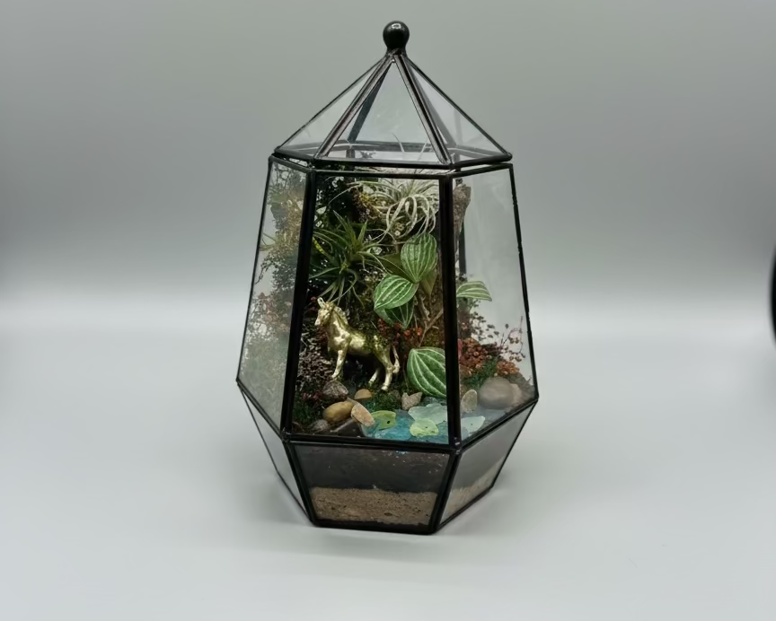 Forest Lantern of Whimsy Terrerium