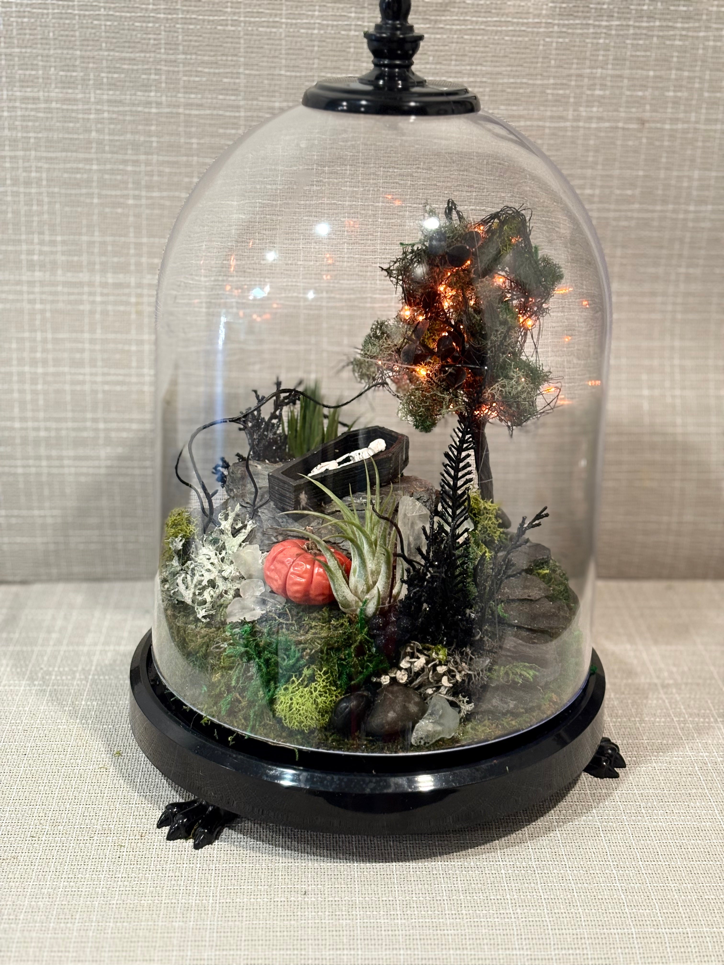 Enchanted Graveyard Under Glass