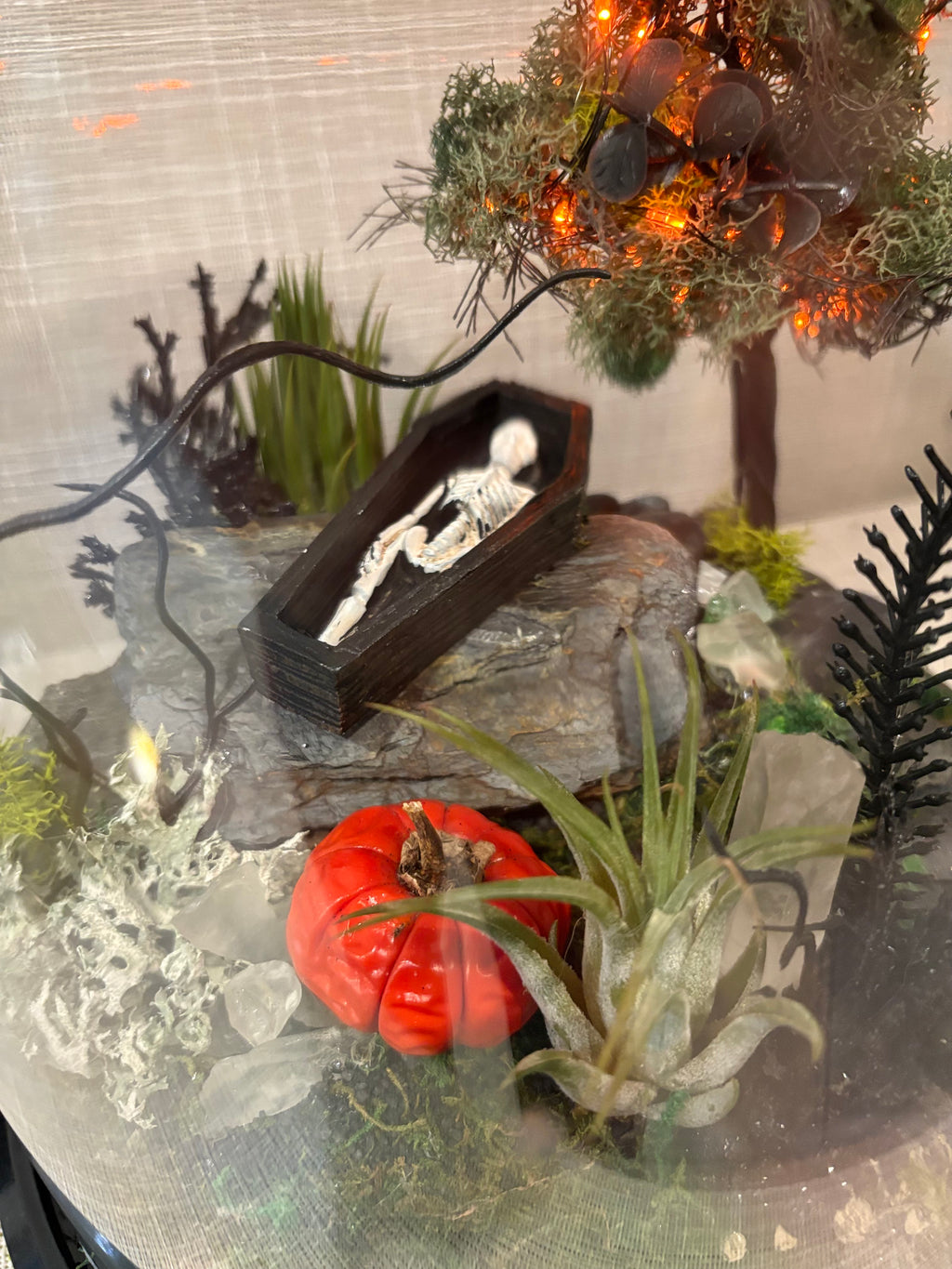 Enchanted Graveyard Under Glass