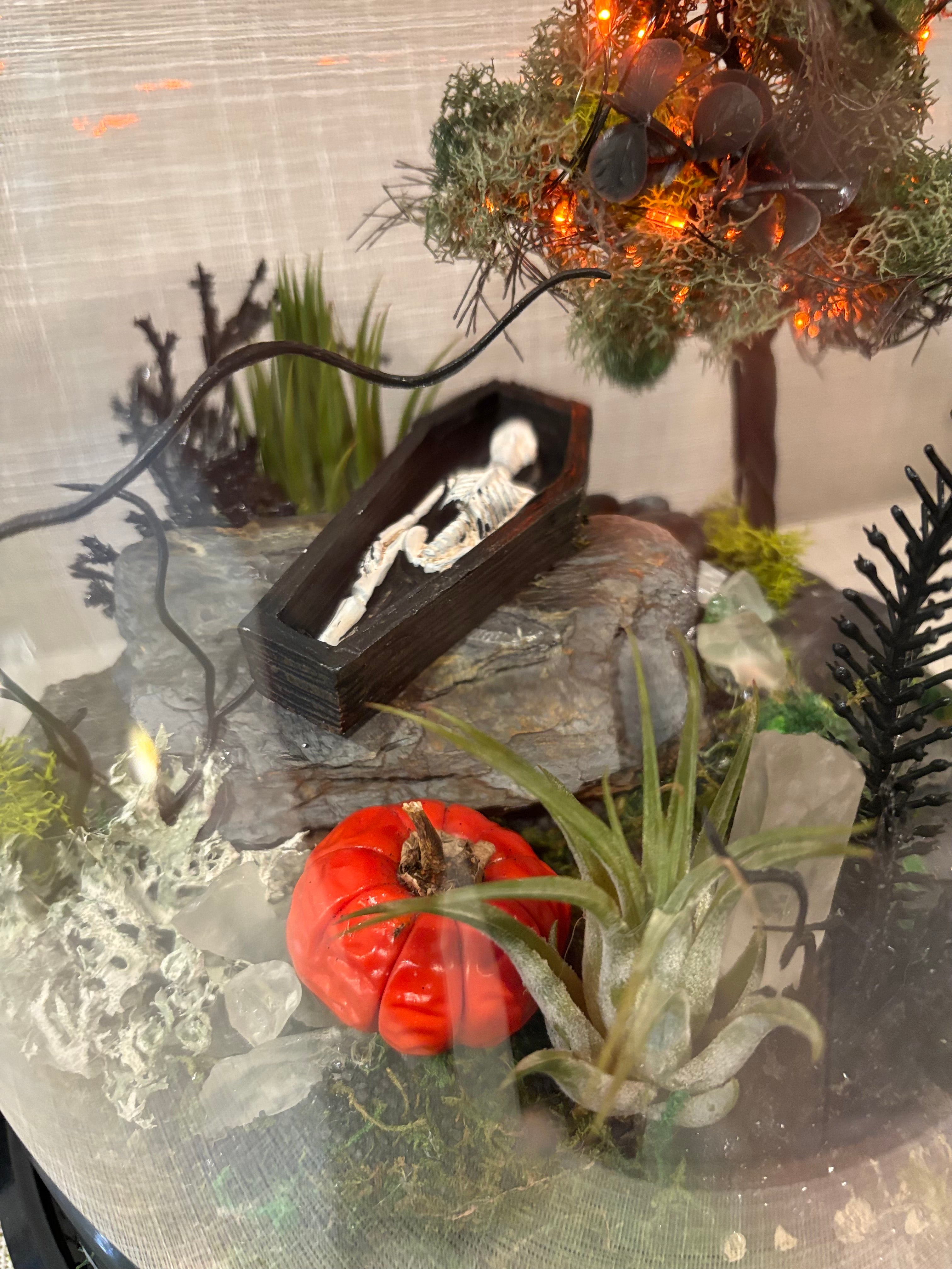 Enchanted Graveyard Under Glass