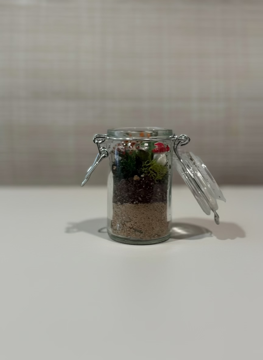 Tiny Fairy Garden Jar