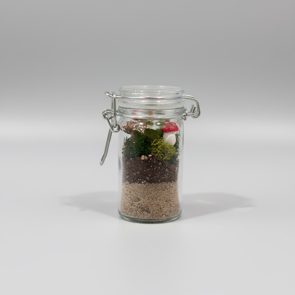 Tiny Fairy Garden Jar