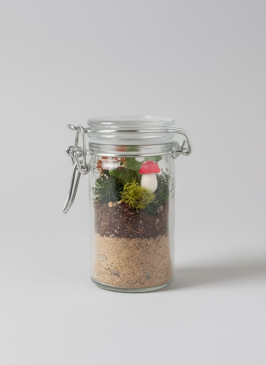 Tiny Fairy Garden Jar