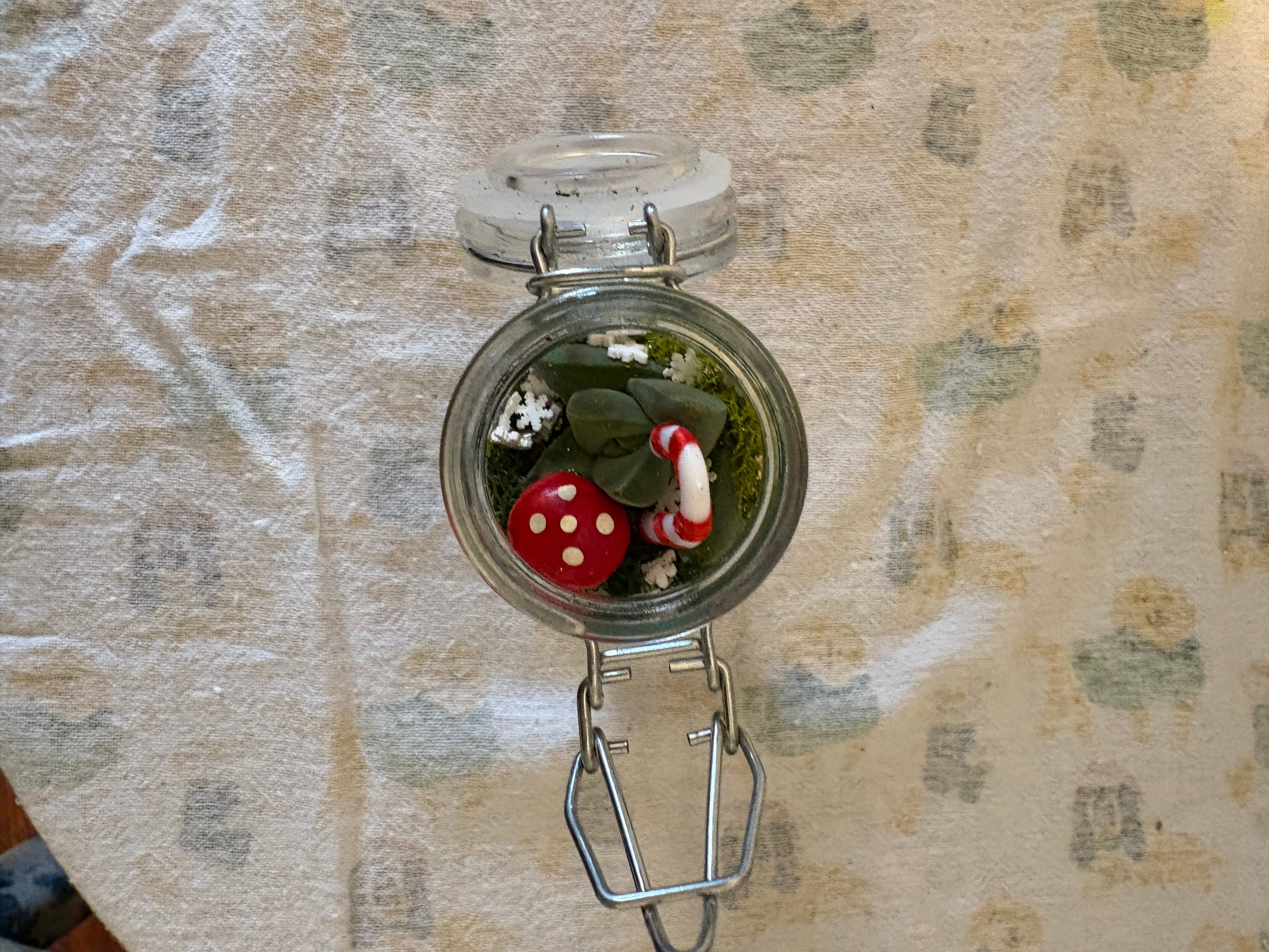 Winter Woodland Train Garden Terrerium